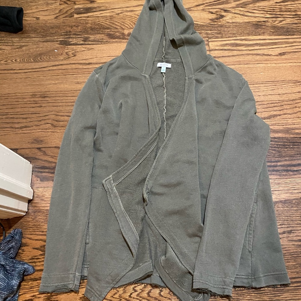 Cardigan with hood